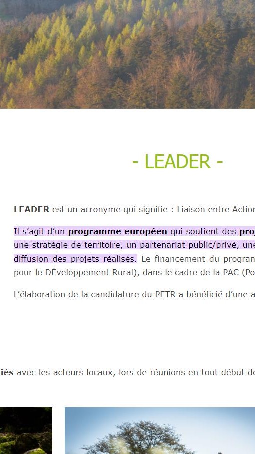 Le programme LEADER du FEADER et la Région Grand Est aident Montagne des Géants